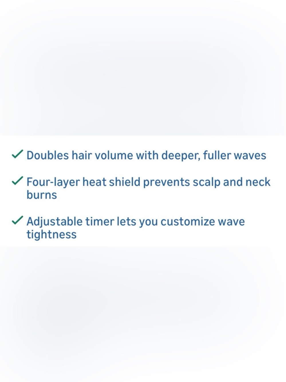 TYMO Pink 1.25" Hair Waver — Professional Beach Wave Styler - Picture 4 of 4